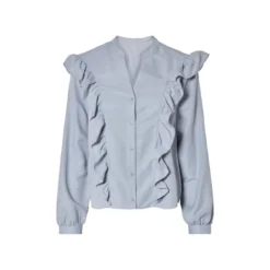 esmara® Damen Volant-Bluse, leger geschnitten - B-Ware