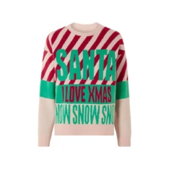 esmara® Damen Weihnachtspullover in Feinstrickqualität (Rosa, S (36/38)) - B-Ware neuwertig