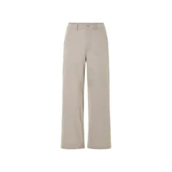 esmara® Damen Wide-Leg-Hose mit hoher Leibhöhe (Beige, 34) - B-Ware neuwertig