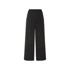 esmara® Damen Wide-Leg-Hose, normale Leibhöhe (Schwarz, S(36/38)) - B-Ware neuwertig