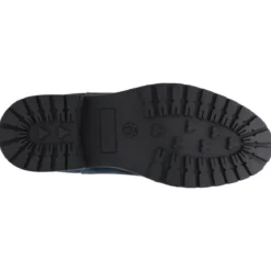 esmara® Herren-Lederstiefeletten, 41, marineblau - B-Ware neuwertig