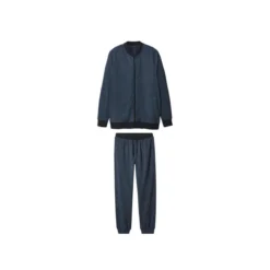 esmara Men Herren Fleece-Hausanzug (Blau, M (48/50)) - B-Ware neuwertig