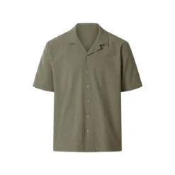 esmara® MEN Herren-Freizeithemd, L, khaki - B-Ware Beschädigt