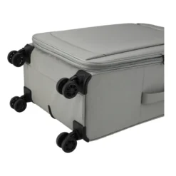 esmara® 2-teiliges Trolley-Reisekoffer-Set, grau - B-Ware