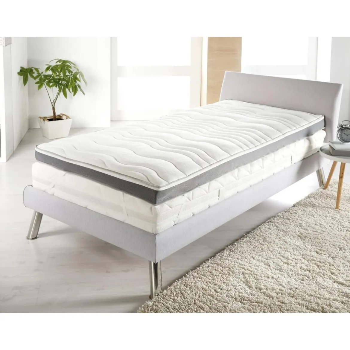 f.a.n. Topper »BIG KOMFORT PLUS«, 7-Zonen Kaltschaum, mit Lüftungsband 100 x 200 cm - B-Ware neuwertig