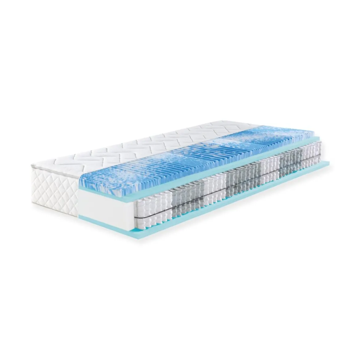 f.a.n. 7-Zonen-Taschenfederkern-Matratze »Sweet Dream XXL«, mit Gelschaum-Topper (H4, 100 X 200 CM) - B-Ware sehr gut