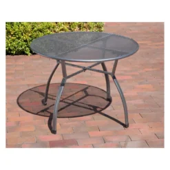 GREEMOTION Gartentischgruppe »Toulouse« (Tisch + 4 Stapelstühle, Ø100 x 74 cm) - B-Ware sehr gut