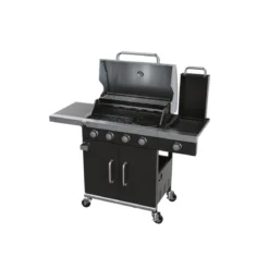 GRILLMEISTER Gasgrill, 4plus1 Brenner, 19,7 kW, mit 4 Garzonen - B-Ware neuwertig