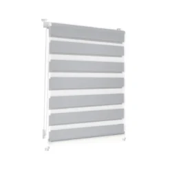 Lichtblick Duo-Rollo Klemmfix, ohne Bohren, verspannt, blickdicht, ab 45 x 150 cm - B-Ware