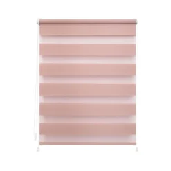 Lichtblick Duo-Rollo Klemmfix, ohne Bohren, verspannt, blickdicht, ab 45 x 150 cm - B-Ware
