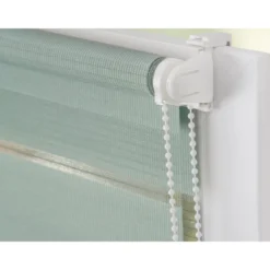 Lichtblick Duo-Rollo Klemmfix, ohne Bohren, verspannt, blickdicht, ab 45 x 150 cm - B-Ware
