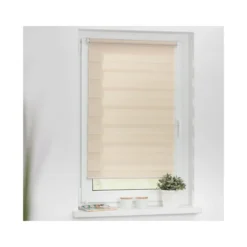 Lichtblick Duo-Rollo Klemmfix, ohne Bohren, verspannt, blickdicht, ab 45 x 150 cm - B-Ware