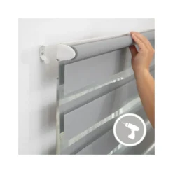 LICHTBLICK Duo Rollo Klemmfix, ohne Bohren, ab 45 x 150 cm - B-Ware
