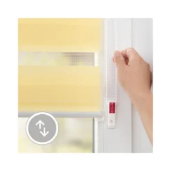 LICHTBLICK Duo Rollo Klemmfix, ohne Bohren, ab 45 x 150 cm - B-Ware