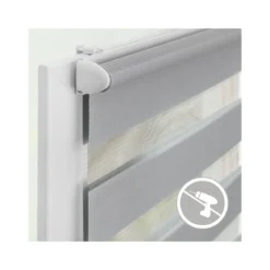 LICHTBLICK Duo Rollo Klemmfix, ohne Bohren, ab 45 x 150 cm - B-Ware