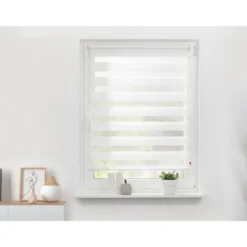 LICHTBLICK Duo Rollo Klemmfix, ohne Bohren, ab 45 x 150 cm - B-Ware