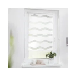 Lichtblick Duo Rollo Welle Klemmfix, ohne Bohren, ab 45 x 150 cm - B-Ware