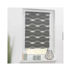 Lichtblick Duo Rollo Welle Klemmfix, ohne Bohren, ab 45 x 150 cm - B-Ware