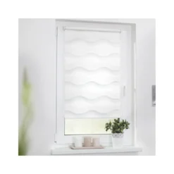 Lichtblick Duo Rollo Welle Klemmfix, ohne Bohren, ab 45 x 150 cm - B-Ware