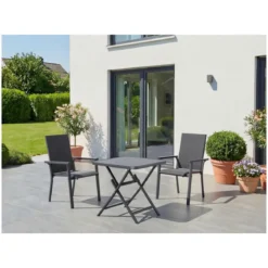 LIVARNO® Alu-Glastisch »Houston / Toronto«, 70 x 70 x 70 cm - B-Ware