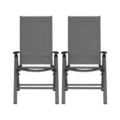 LIVARNO® Alu-Klappsessel »Houston« anthrazit, 2 Stück - B-Ware