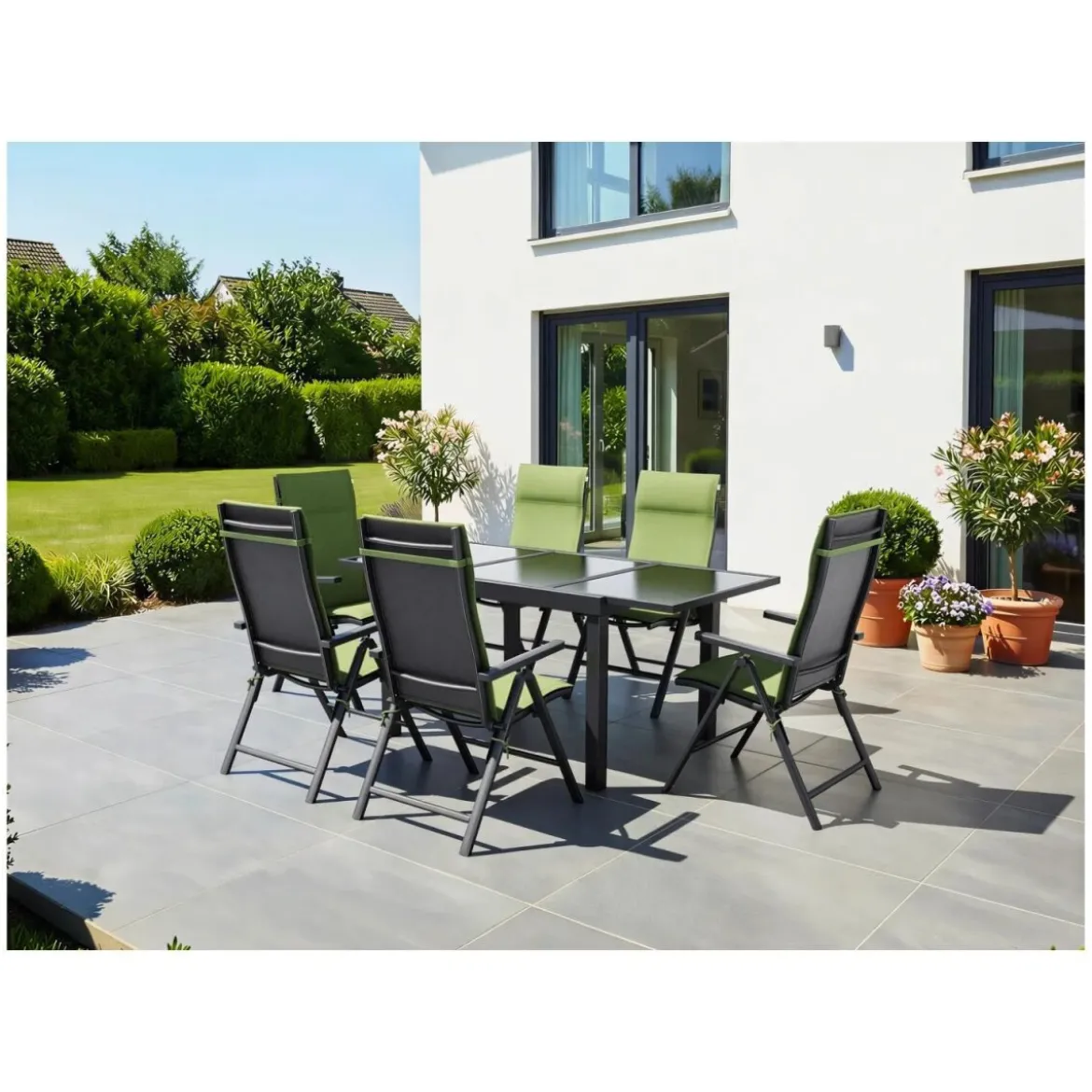 LIVARNO® Alu-Klappsessel »Houston« anthrazit, 2 Stück - B-Ware
