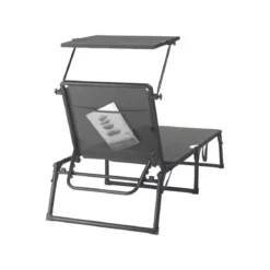LIVARNO® Aluminium-Sonnenliege Houston, grau - B-Ware