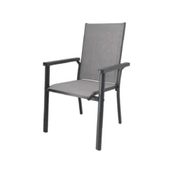 LIVARNO® Alu-Stapelsessel »Houston« hellgrau-meliert - B-Ware sehr gut