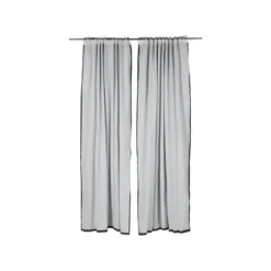 LIVARNO® Blackout-Vorhangschal-Set, 2-teilig (Grau) - B-Ware neuwertig