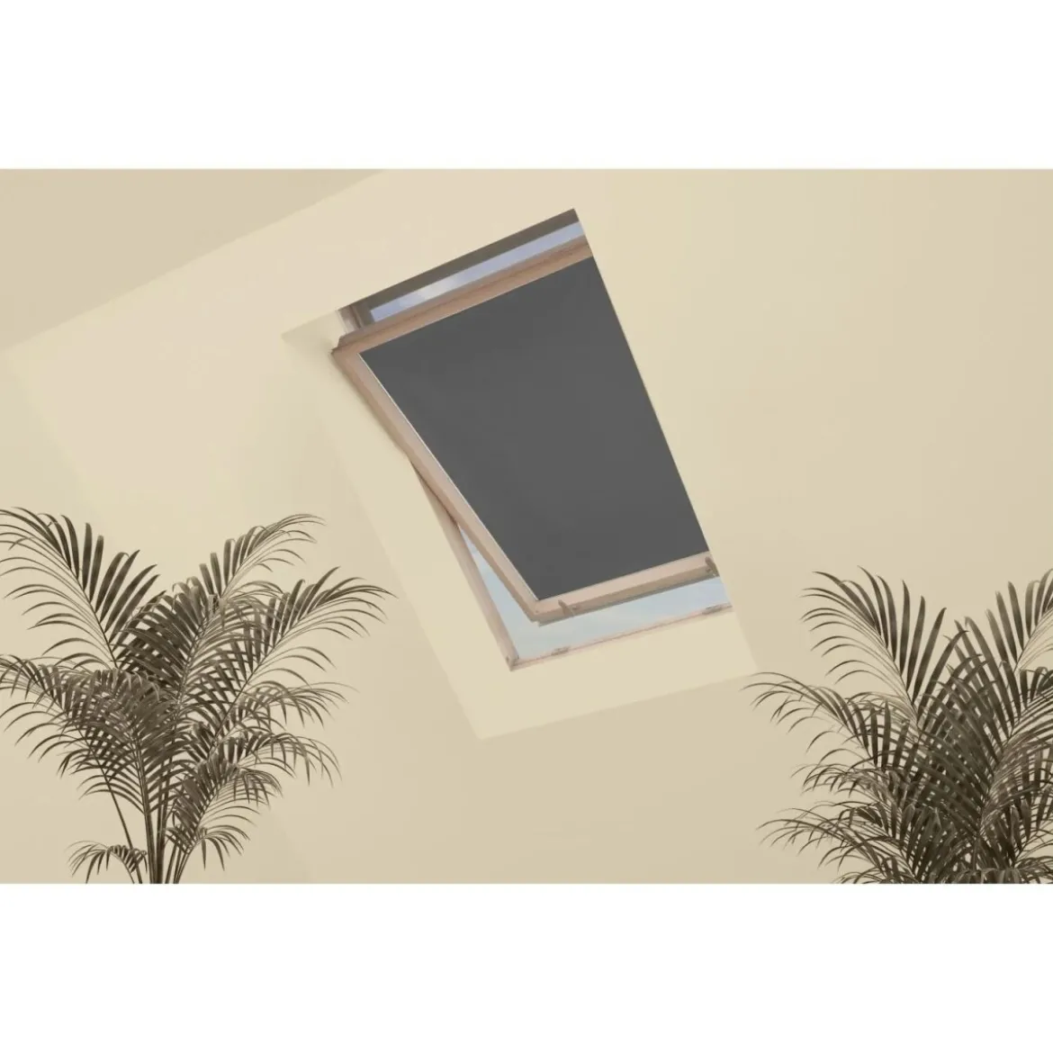 LIVARNO® Fenster-Sonnenschutz mit Klettband (Grau) - B-Ware neuwertig