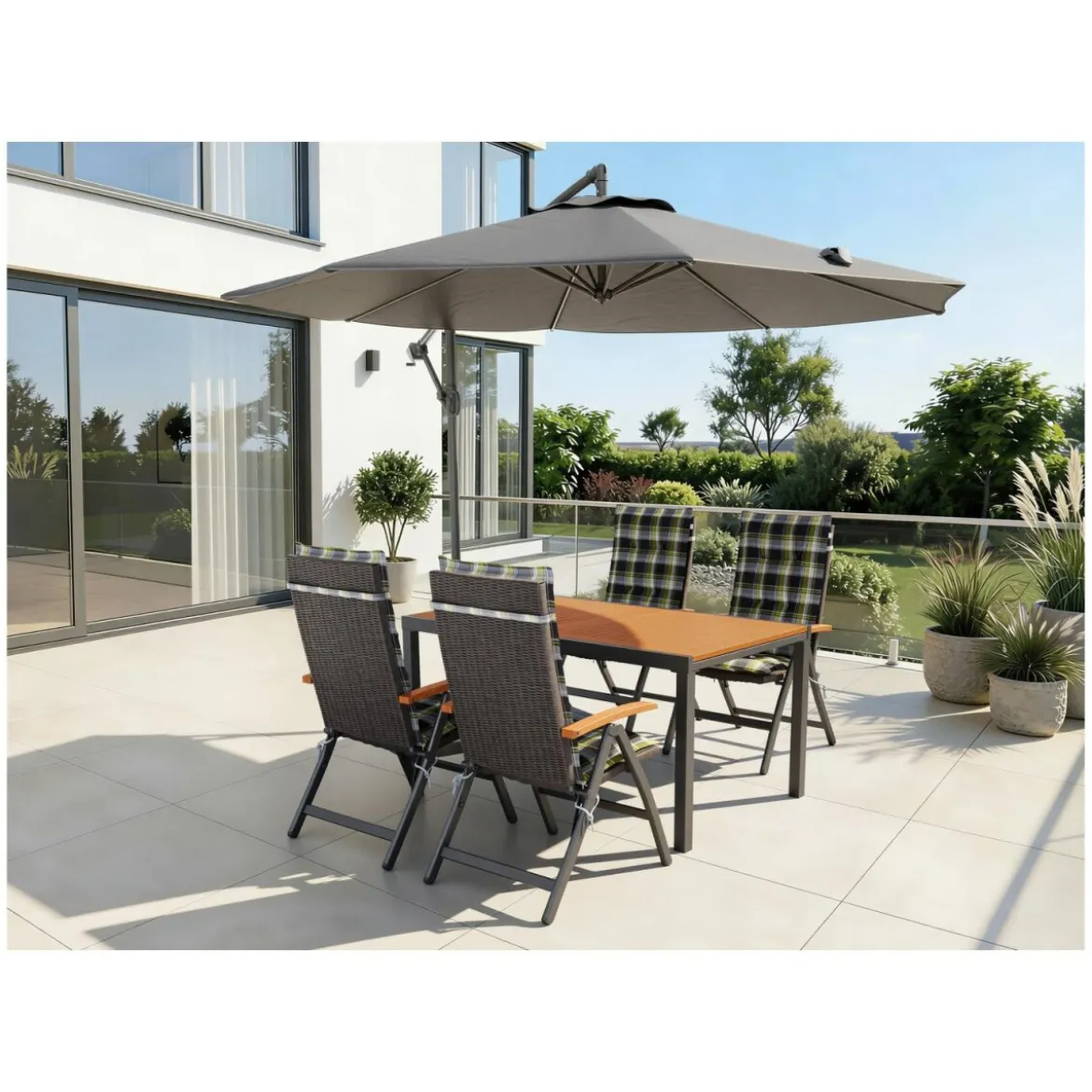 LIVARNO® Geflecht-Klappsessel »Valencia«, 2 Stück - B-Ware