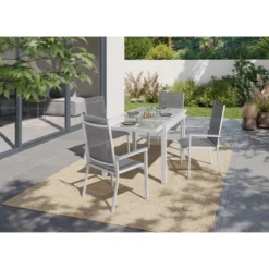 LIVARNO home Alu-Gartentisch »Houston«, 120-180 x 89 x 75 cm - B-Ware neuwertig
