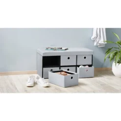 LIVARNO home Aufbewahrungsbox, grau - B-Ware neuwertig