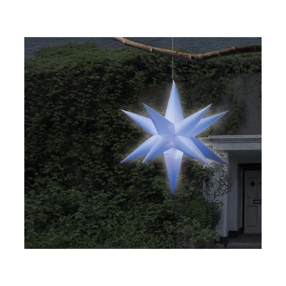 LIVARNO home Aufblasbare LED-Weihnachtsfigur, Weihnachtsstern - B-Ware gut