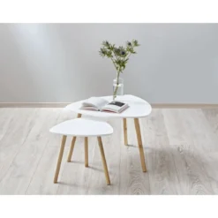 LIVARNO home Beistelltisch, 2er Set, im modernen Design - B-Ware