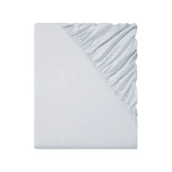 LIVARNO home Feinbiber-Spannbettlaken, 90-100 x 200 cm (Grau) - B-Ware neuwertig