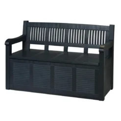 LIVARNO home Gartenbank, B 130 x T 60 x H 85 cm, anthrazit - B-Ware sonstiges