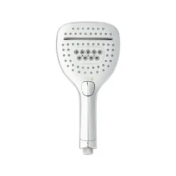 LIVARNO home Handbrause-Set, mit Wechselschalter, 3 Strahlarten, eckig - B-Ware Transportschaden Kosmetisch