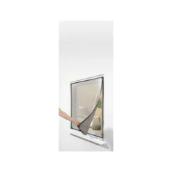 LIVARNO home Insektenschutzfenster, magnetisch, 110 x 130 cm mit Blend- und Sonnenschutz - B-Ware