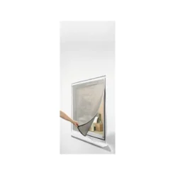 LIVARNO home Insektenschutzfenster, magnetisch, 110 x 130 cm mit Blend- und Sonnenschutz - B-Ware