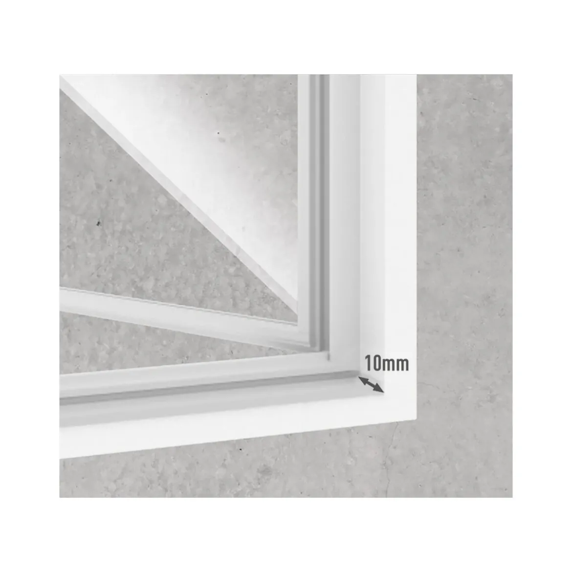 LIVARNO home Insektenschutzfenster, magnetisch, 110 x 130 cm, weiß - B-Ware neuwertig