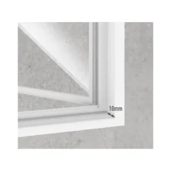 LIVARNO home Insektenschutzfenster, magnetisch, 110 x 130 cm, weiß - B-Ware sehr gut