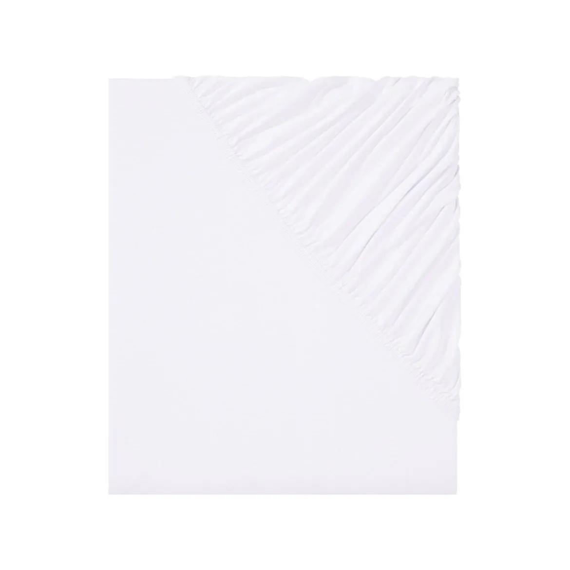 LIVARNO home Jersey-Spannbettlaken, 180-200 x 200 (Weiß) - B-Ware neuwertig