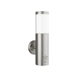 LIVARNO home LED-Außenleuchte, mit warmweißem Licht (Chrom) - B-Ware neuwertig