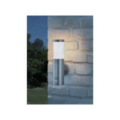 LIVARNO home LED-Außenleuchte, mit warmweißem Licht (Chrom) - B-Ware neuwertig
