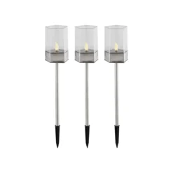 LIVARNO home LED Solarleuchten / Tischleuchten, 3 Stück - B-Ware