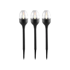 LIVARNO home LED Solarleuchten / Tischleuchten, 3 Stück - B-Ware