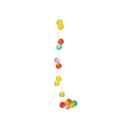 LIVARNO home LED Sommerlichterkette XXL, 15 LEDs, 17 m (Kugellaterne bunt) - B-Ware neuwertig