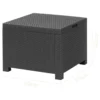 LIVARNO home Loungeset mit Tisch, 4-teilig, Kunststoff, anthrazit - B-Ware sehr gut