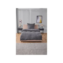 LIVARNO home Musselin-Bettwäsche, 135 x 200 cm - B-Ware